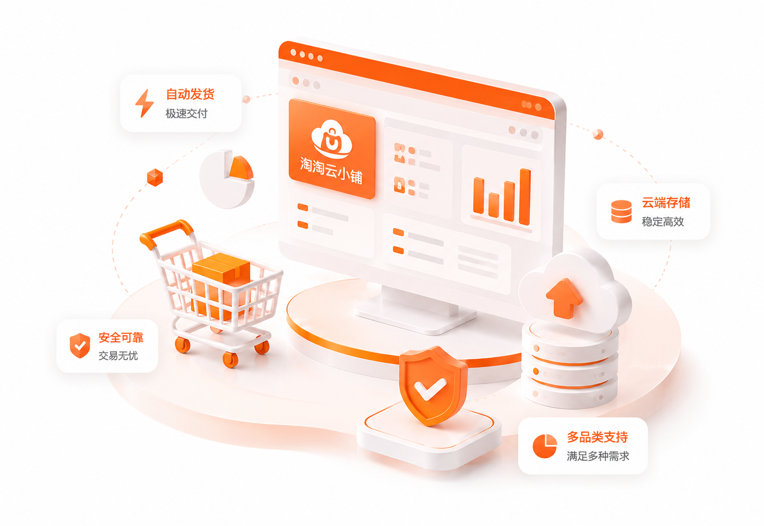 淘淘云小铺 - 数字虚拟商品平台